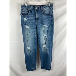 Tricot distressed boyfried denim size 28
